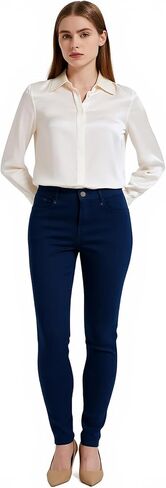 Women Dress Pants Stretch Comfy Business Casual Work Pants with Pocket in Saudi Arabia