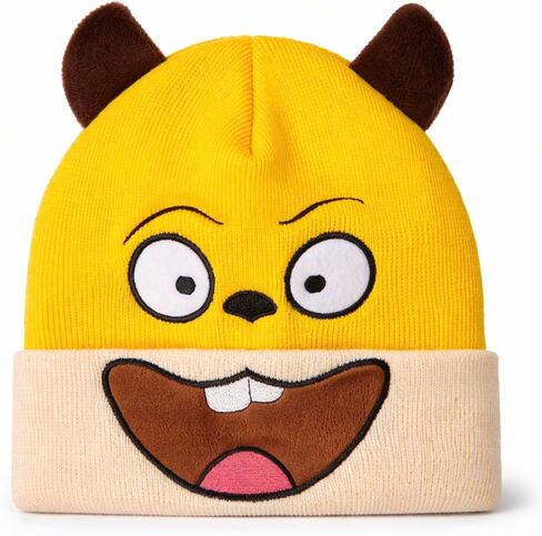 ComfyCamper Orange Beaver Beanie Hat for Womens Adult Women Men Mens Animal Ears Hats Cosplay Halloween in Kuwait