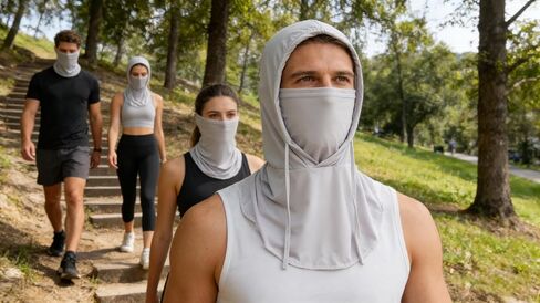 Cooling Summer Balaclava Breathable Face Mask for Men Women Sun UV Protection Full Head Cover for Motorcycle Cycling in Kuwait