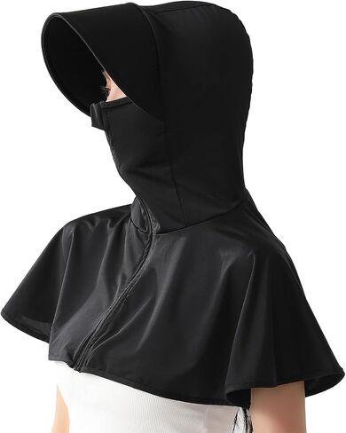 Women's Cooling Shawl Sun Protection Neck Gaiter Balaclava Summer Mask Shoulder Cover Full Face Arm Outdoor in Saudi Arabia