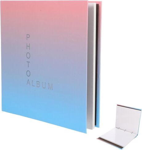 Pressed Flower Photo Album with Sticky Pages 3-ring Binder Scrapbook for Botanical Specimens and Dried Flower Collection, Gradient Color, Suitable for Wedding, Travel, and Family in Kuwait