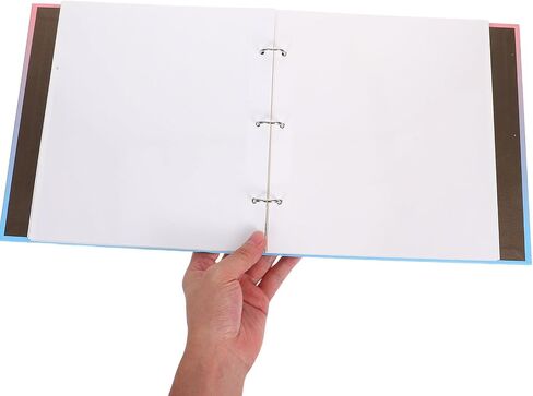 Pressed Flower Photo Album with Sticky Pages 3-ring Binder Scrapbook for Botanical Specimens and Dried Flower Collection, Gradient Color, Suitable for Wedding, Travel, and Family in Kuwait
