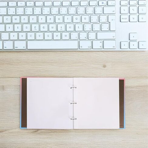 Pressed Flower Photo Album with Sticky Pages 3-ring Binder Scrapbook for Botanical Specimens and Dried Flower Collection, Gradient Color, Suitable for Wedding, Travel, and Family in Kuwait