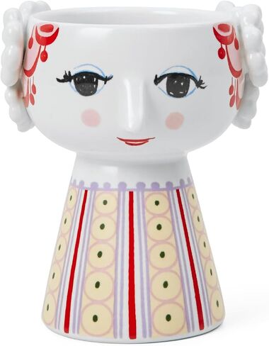 Bjørn Wiinblad Eva Candleholder | Hand-Painted Glazed Ceramic | Lavender | 3.7 in in Saudi Arabia