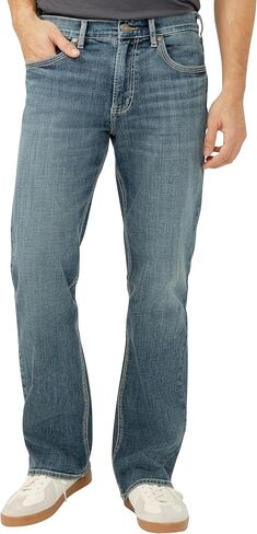 Silver Jeans Co. Men's Zac Relaxed Fit Straight Leg Jeans in Kuwait