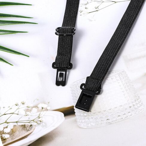 10 Pcs Bow Ties Straps Replacement Adjustable Extension Strap Belts Elastic with Clips Bow Tie Holder for Solid Pretied Uniform Ribbon Bows Ties in Kuwait