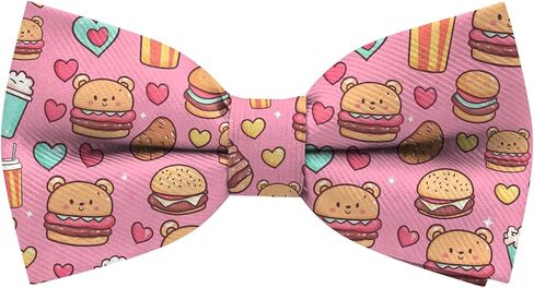 Boys Bow Tie Pre-Tied Adjustable Classic Formal Bowties Tuxedo Cute Pattern Wedding Party for Kids Girls in Saudi Arabia