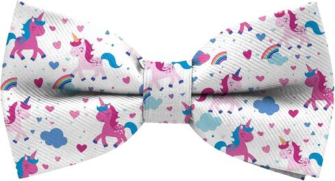 Boys Bow Tie Pre-Tied Adjustable Classic Formal Bowties Tuxedo Cute Pattern Wedding Party for Kids Girls in Saudi Arabia