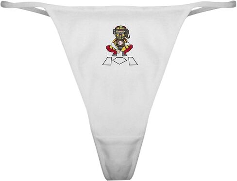 CafePress Softball Catcher Classic Thong Underwear, Womens Panties in Kuwait