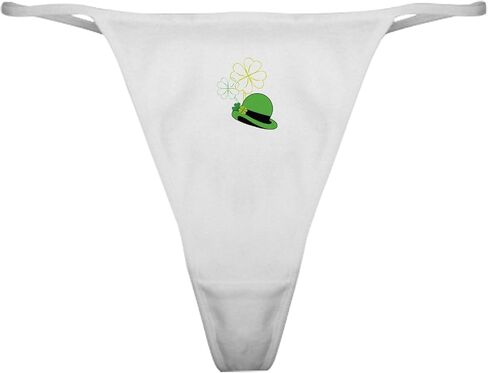 CafePress Green Leprechaun Hat Classic Thong Underwear, Womens Panties in Kuwait