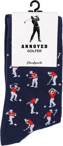 Golf Socks for Men Funny Golfer Socks Fathers Day Gift for Dad Golf Gifts for Men in Saudi Arabia