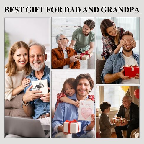 Super Dad Socks, Funny Dad Socks Gift for Father’s Day, Novelty Cotton Dress Socks for Men, Seamless Toe Breathable Crazy Socks for Dad Husband Grandpa, Size 8-12 in Saudi Arabia