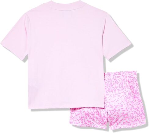 PUMA Girls' 2pc Jersey SS Tee & French Terry Short Set in Kuwait