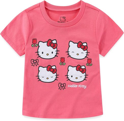 Hello Kitty Sanrio Girls Short Sleeve T-Shirt and Short Set for Big Kids in Kuwait