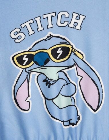 Disney Lilo & Stitch Girls Racing Zip Up Coverall Colorblock Toddler to Big Kid Sizes (4T - 14-16) in Kuwait