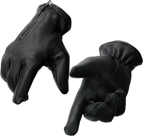 Milwaukee Leather Men's USA Deerskin Driving Motorcycle Hand Gloves in Kuwait