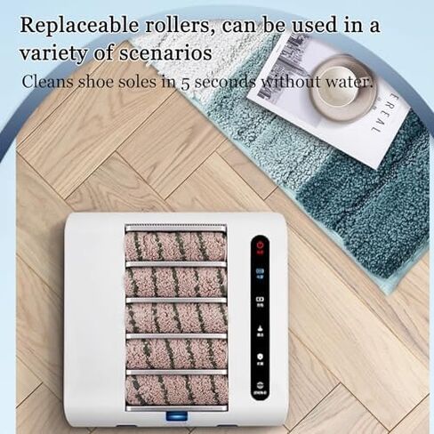 Automatic Electric Shoe Polisher & Induction Cleaner, Waterless Sole Cleaning Machine, 1000PA Suction, Quick 5s Shoe Shine for Home & Office Use in Kuwait