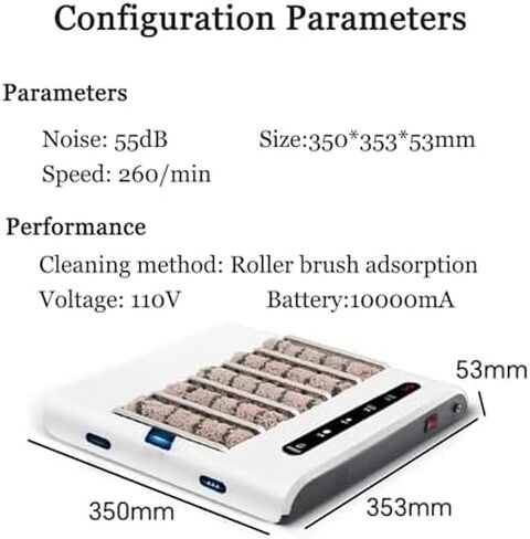 Automatic Electric Shoe Polisher & Induction Cleaner, Waterless Sole Cleaning Machine, 1000PA Suction, Quick 5s Shoe Shine for Home & Office Use in Kuwait