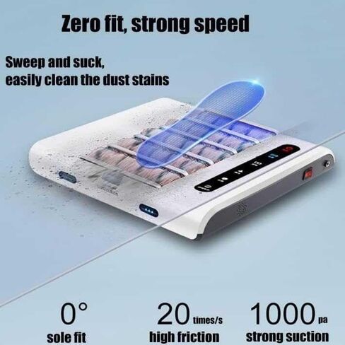 Automatic Shoe Sole Cleaner Machine - 260RPM Rechargeable Cordless Boot Brush with Induction Sensor,for Home Office Entryway in Kuwait