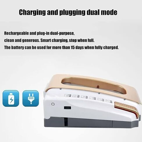 Shoe Brushes,Self-Cleaning Shoe Sole Cleaning Machine,Outdoor Shoe Scraper Cleaner Brush,for Families, Businesses, Hotels (Gold) in Kuwait