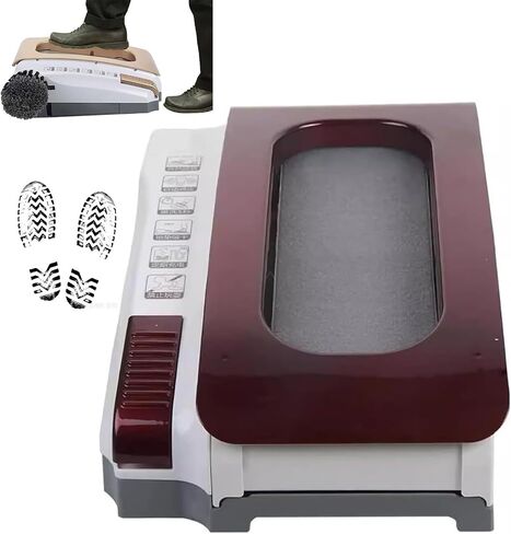 Shoe Brushes,Self-Cleaning Shoe Sole Cleaning Machine,Outdoor Shoe Scraper Cleaner Brush,for Families, Businesses, Hotels (Gold) in Kuwait