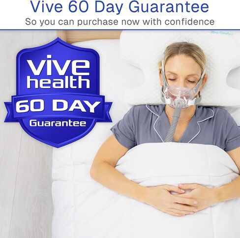 Vive CPAP Hose (2 Pack) - XL 6 Ft, 72" Tubing - Fits ResMed, Philips Respironics, Fisher & Paykel, Ssahi Kasei, SomnoMed, AirSense 10/11 & All BiPap Machines - Sleep Apnea Supplies & Accessories in Kuwait