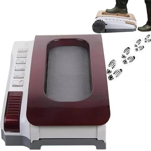 Automatic Self-Cleaning Shoe Sole Cleaning Machine - Low Noise Outdoor Shoe Scraper & Brush,for Families, Businesses, and Hotels (Gold) in Kuwait