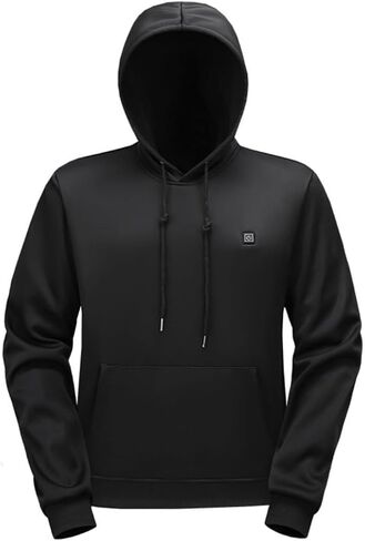 Unisex Heated Hoodie for Men Women Heated Sweatshirt Warm USB Electric Outdoor Winter Puffer Jacket with No Battery in Kuwait