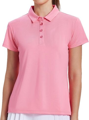 Women's Polo Shirts, Short Sleeve Dry Fit Moisture Wicking Performance Polo Shirt in Saudi Arabia