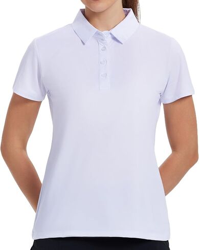 Women's Polo Shirts, Short Sleeve Dry Fit Moisture Wicking Performance Polo Shirt in Saudi Arabia