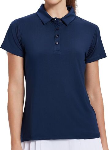 Women's Polo Shirts, Short Sleeve Dry Fit Moisture Wicking Performance Polo Shirt in Saudi Arabia