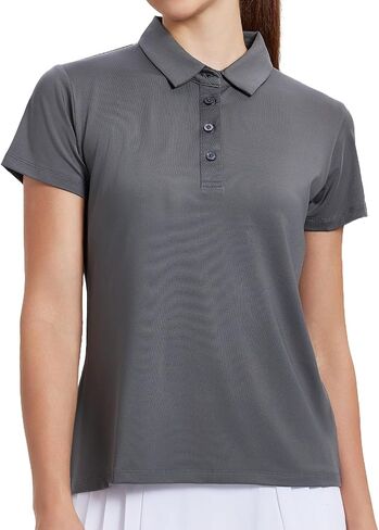 Women's Polo Shirts, Short Sleeve Dry Fit Moisture Wicking Performance Polo Shirt in Saudi Arabia