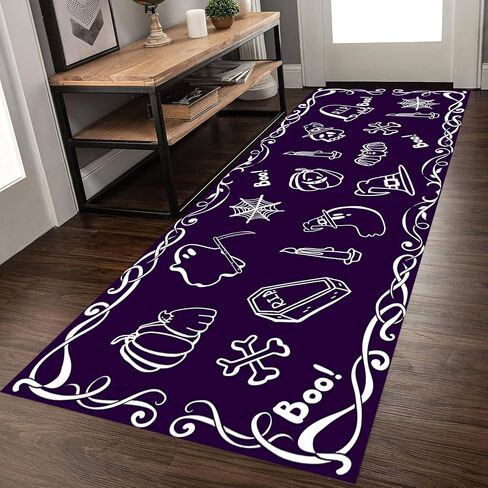 Sun and Moon Runner Rug, 2x6ft, Boho Moon Phase Celestial Night Sky Witchcraft Sun Moon Gothic Area Rugs, Lightweight Easy-Washing Meditation Floor Mat for Hallway Entryway in Saudi Arabia