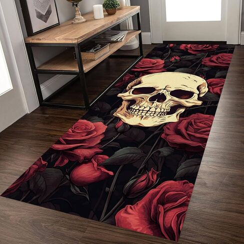 Sun and Moon Runner Rug, 2x6ft, Boho Moon Phase Celestial Night Sky Witchcraft Sun Moon Gothic Area Rugs, Lightweight Easy-Washing Meditation Floor Mat for Hallway Entryway in Saudi Arabia