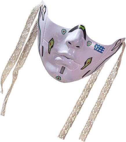 Masquerade Painted Beauty Cosplay Party Aesthetics Mechanical Half Face for Women Men in Kuwait
