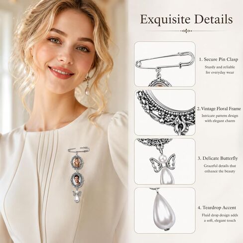 3-Piece Set of Photo Pendants for Bouquet Keepsakes, Wedding Bouquet Photo Charms, Bouquet Charms for Wedding Memory, Alloy Material for Lasting Preservation of Cherished Moments in Kuwait