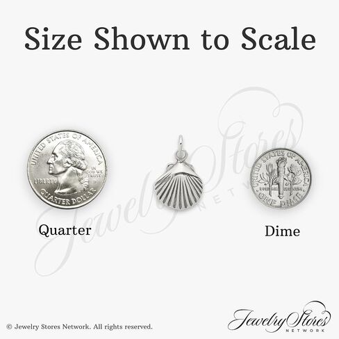 Sterling Silver Scallop Shell Pendant, Camino de Santiago Faith Jewelry Charm for Men and Women in Kuwait
