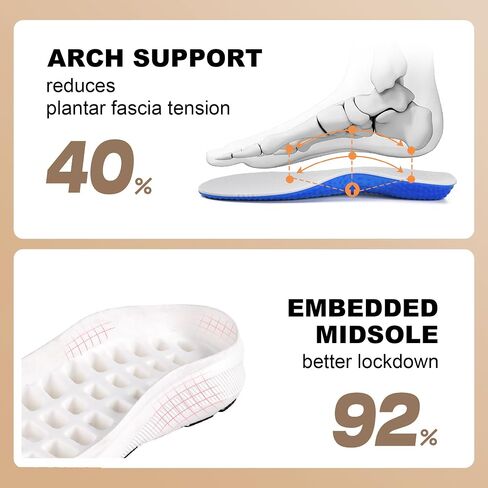JACKSHIBO Women's Wide Toe Box Running Shoes Slip in Free up Hands Walking Shoes Arch Support Orthopedic Tennis Workout Gym Athletic Fashion Sneakers in Kuwait