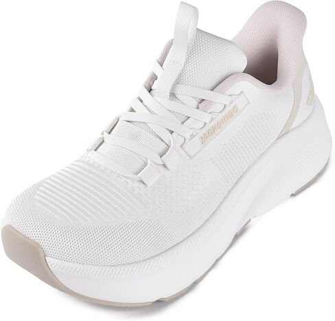 JACKSHIBO Women's Wide Toe Box Running Shoes Slip in Free up Hands Walking Shoes Arch Support Orthopedic Tennis Workout Gym Athletic Fashion Sneakers in Kuwait