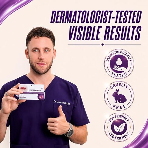 ABERA Kelo Scar Cream – Scar Removal Cream for AKN Bump Treatment, Razor Bump Treatment for Men & Keloid Bump Removal with Purple Onion & Black Reishi in Saudi Arabia