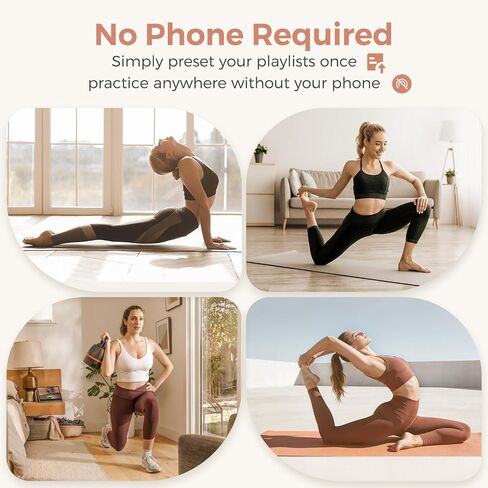 Gianna Sana Flow Sound Machine for Women, Yoga & Meditation Sound Machine with Offline Playlists, One-Touch Playback, No Phone Required, Portable Rechargeable Device for Mindfulness & Daily Practice in Saudi Arabia