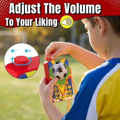 Aooess Sound Effects Machine Toy for Kid: Soccer Portable Fidget Sound Machine with 16 Realistic Sports & Funny Sounds, Noise Maker Prank, Ideal Birthday for Children in Saudi Arabia