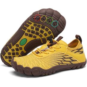 SAGUARO Kids Water Shoes Quick Dry Wide Toe Box Barefoot Shoes Non-Slip Five Toe Beach Pool Swim Surf Aqua Shoes in Kuwait