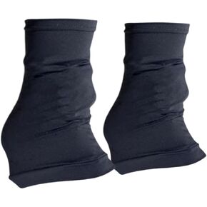 Qianly 2 Pieces Figure Skating Leg Warmers Decoration over The Boot for Yoga Ballet in Saudi Arabia