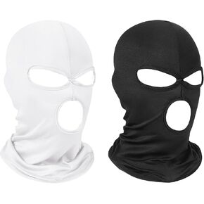 Pukavt 3 Hole Balaclava Ski Mask for Men Women, Thin Full Face Mask for Motorcycle Bike Hunting Cycling Skiing Cap in Saudi Arabia