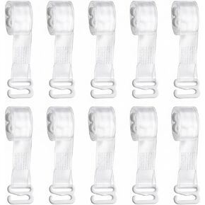 5 Pairs Clear Bra Straps, Invisible Transparent Replacement Shoulder Straps for Women, Adjustable Bra Strap Holders for Slipping, Ideal for Dance and Off-the-Shoulder Clothing in Saudi Arabia
