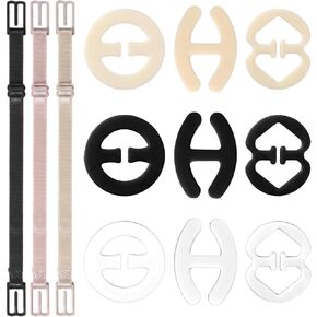 12 PCS Bra Strap Clips for Back, Bra Converter Clip to Hide Straps, Anti-Slip Bras Clips for Racerback Tank Tops, Dresses in Kuwait