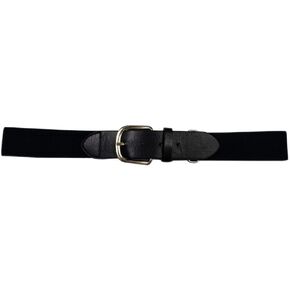 Alomejor Baseball Belt, Adjustable Waist Belt for Youth and Adult with Slide Adjuster and Holes, 27.5inch to 51.1inch, Polyester Leather Alloy Material (black) in Kuwait