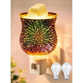 Wax Melt Warmer, Plug in Wax Warmer for Scented Wax & Fragrance Oil, Metal Black Wax Melter with Spare Bulb, Scentsy Night Light for Home Decor & Gift（Tree） in Saudi Arabia