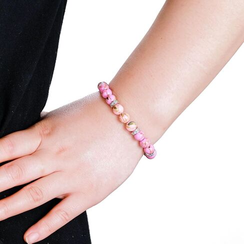 Medical Alert Bracelets for Women Men Free Engraving Customizable Medical ID Bracelets Replaceable Beaded Chain Emergency Bracelet 5.5-9.0 Inches Options in Saudi Arabia